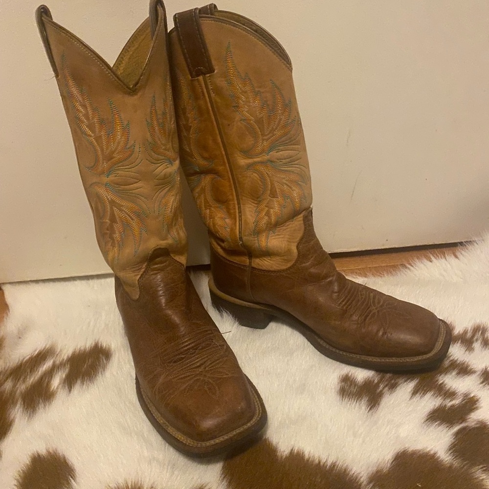 Womens Justin Bent Rail Boots size 7.5
